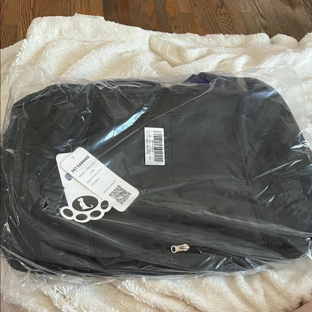 Black Pet Carrier for Dogs